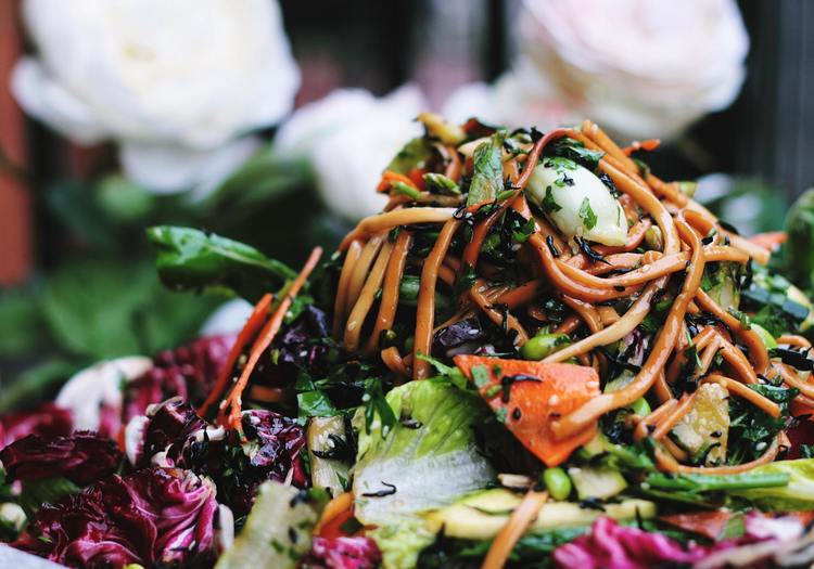 Bean and Noodle Salad