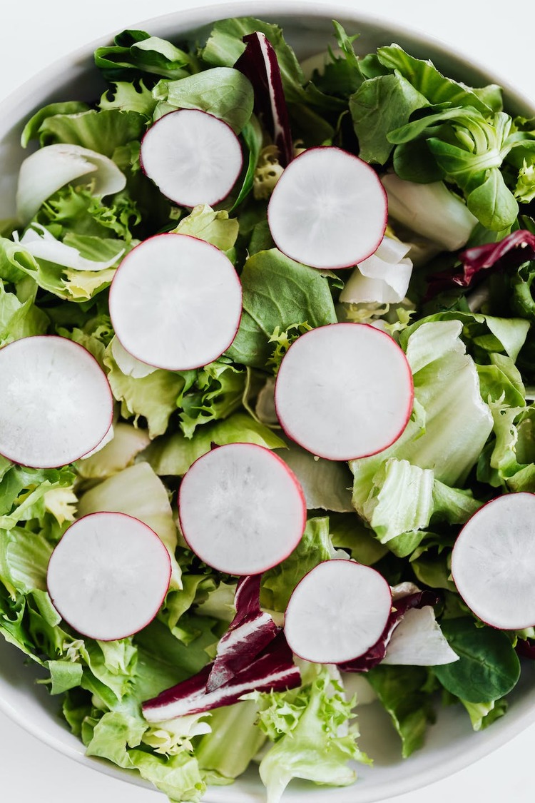 Salad Recipe - Red Cabbage and Radish Salad