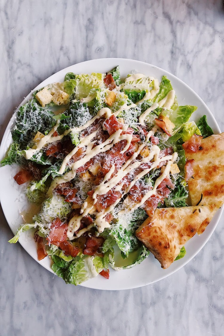 Salad Recipe - Bacon Caesar Salad