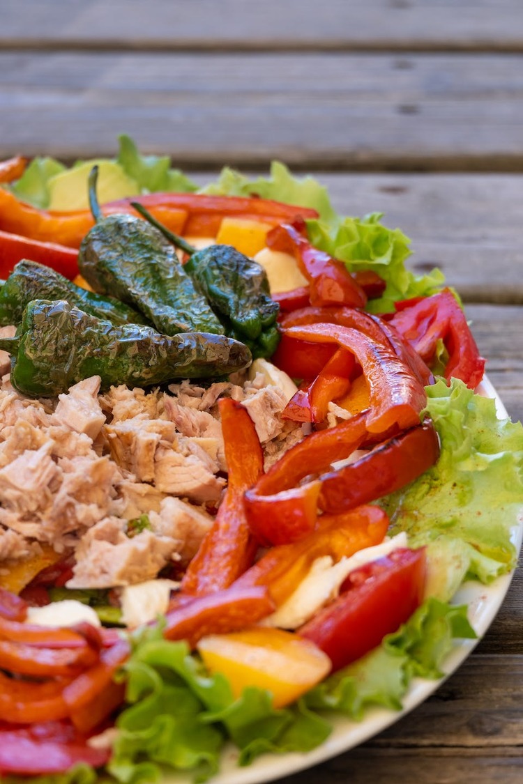 Salad Recipe - Tuna Salad with Bell Peppers
