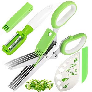 Herb Scissors With 5 Blades And Cover