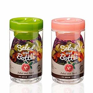 Komax Salad Bottle Jars With Leak Proof Salad Sauce Container